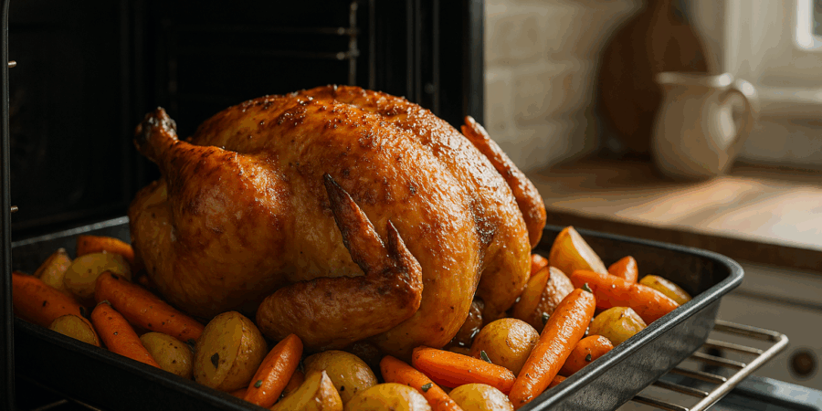 cuisson poulet au four